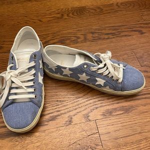Saint Laurent denim star sneakers